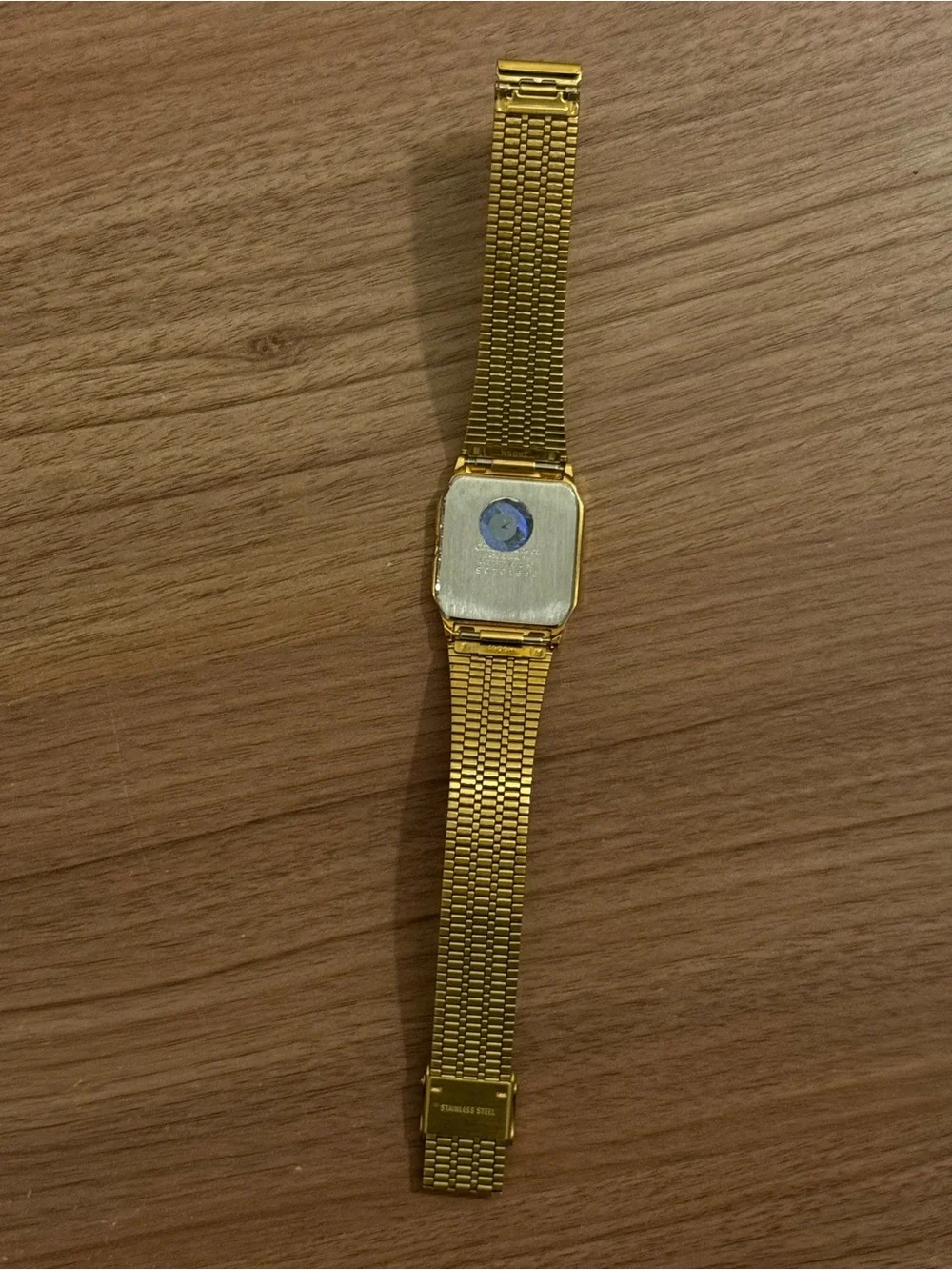 Citizen Quartz Gold Tone Square Analog Watch 4031-T64161 KA Vintage (Untested)